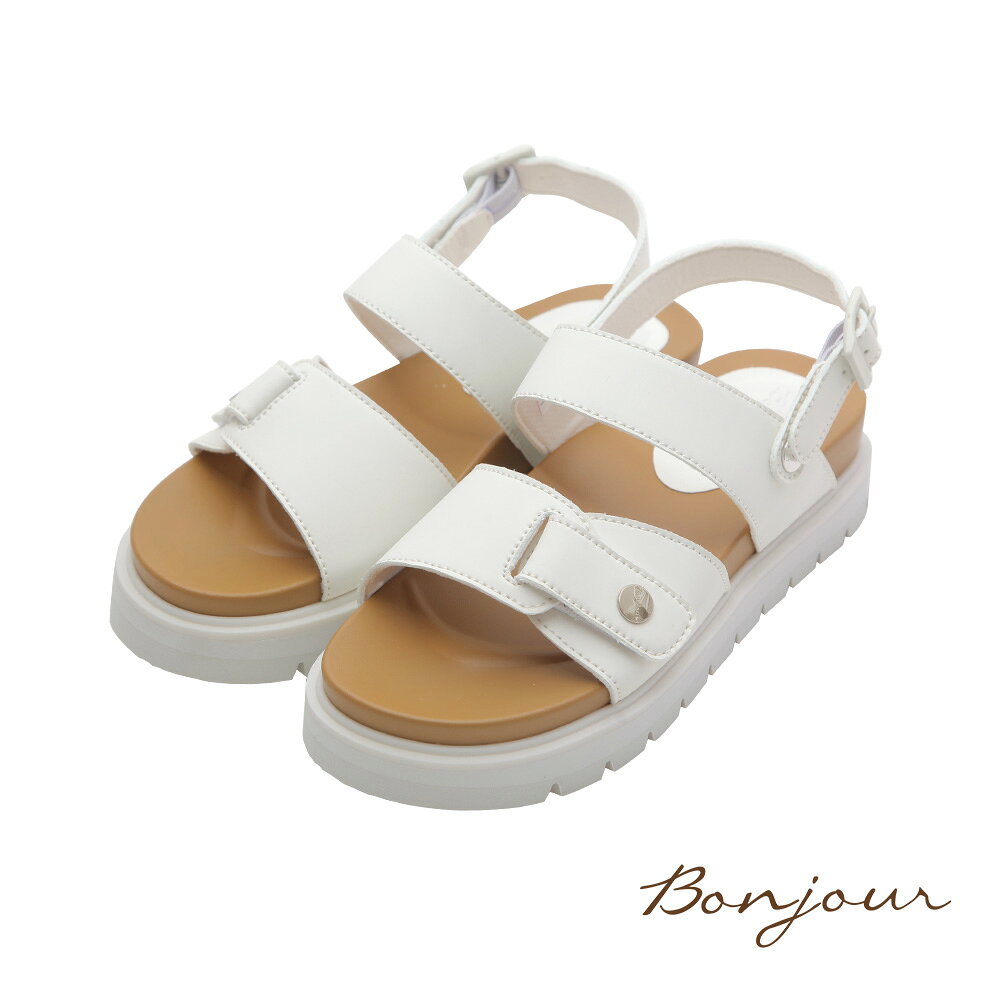 BONJOUR☆2WAY足弓支撐！抗水厚底晴雨涼拖鞋【B0665】5色 0
