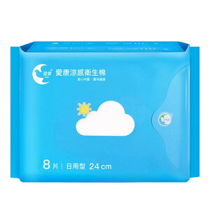 愛康涼感衛生棉 日用型 24公分 8片 X 16包