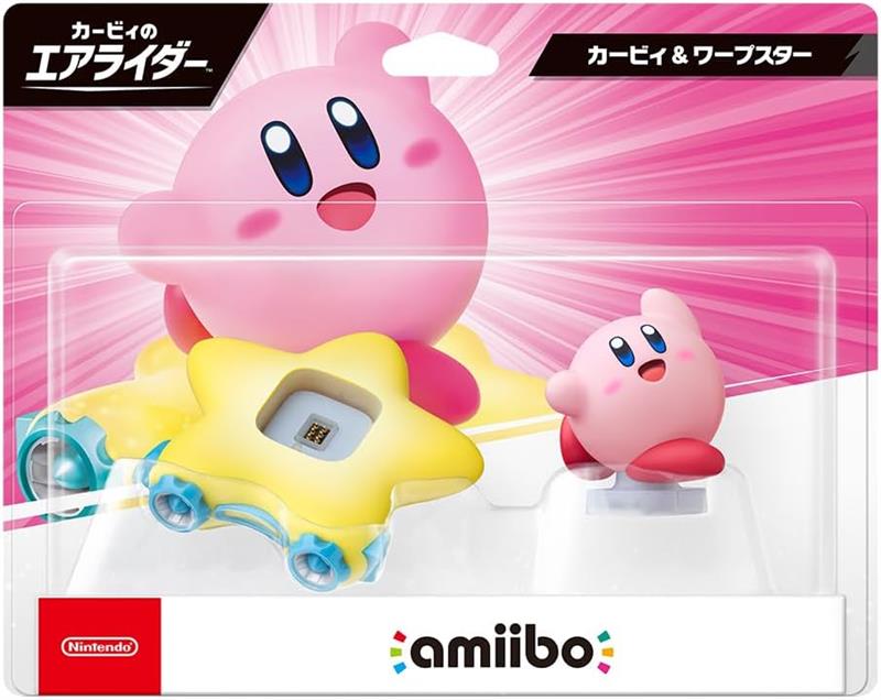 任天堂 amiibo 公仔 卡比& 傳送之星 卡比的馭天飛行者系列 (預購11/20)