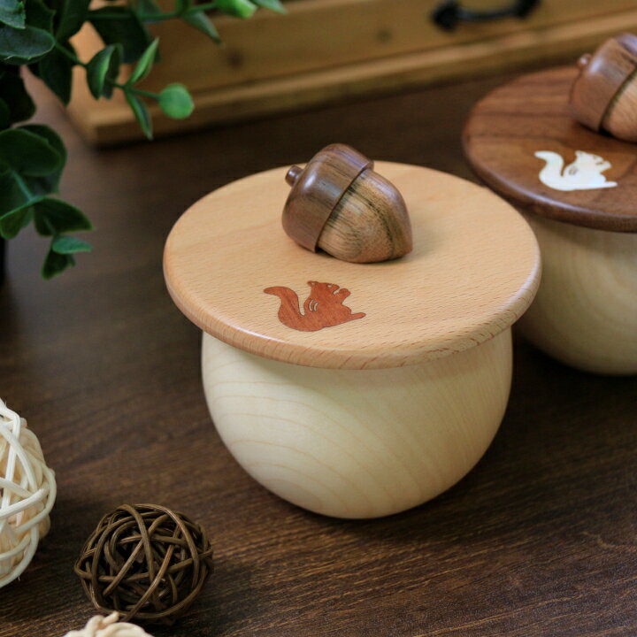 日本手作橡果木杯蓋(松鼠山毛櫸)《杯蓋  YUMEKOBO 杯具 木杯蓋 杯子用 防塵 保溫》