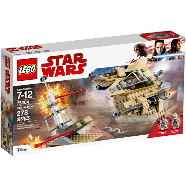 【LEGO 樂高積木】星際大戰系列-沙地飛艇 Sandspeeder LT-75204
