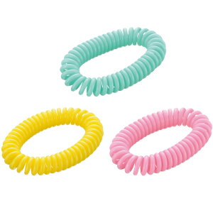 日本 Richell 螺旋型防蚊手環-粉色/黃色/綠色【悅兒園婦幼生活館】
