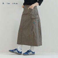 a la sha 抹茶大口袋工裝裙 a la sha 抹茶大口袋工裝裙