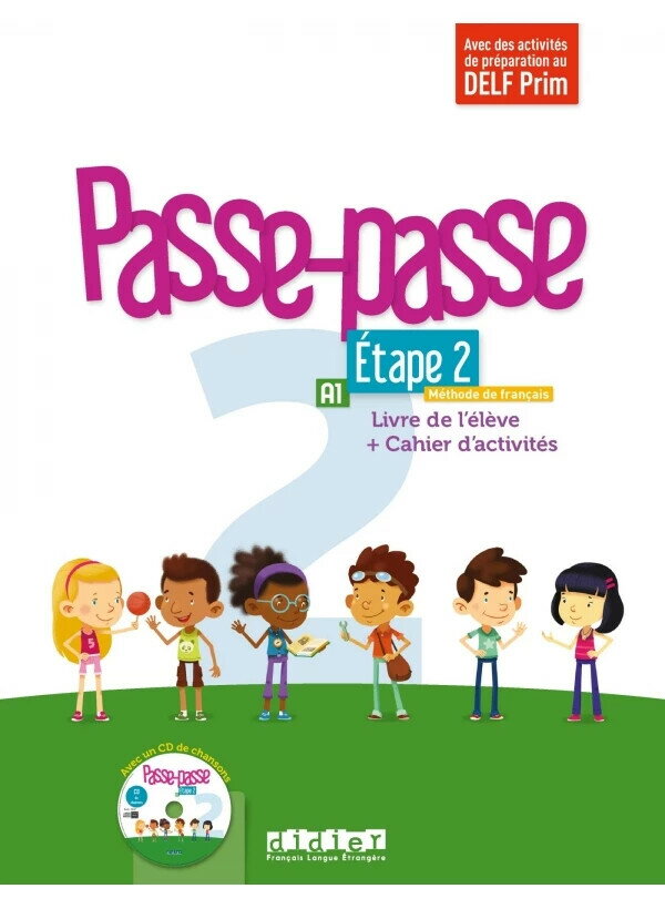 Passe-passe 2 etape 2, livre + cahier + CD  Didier  Didier