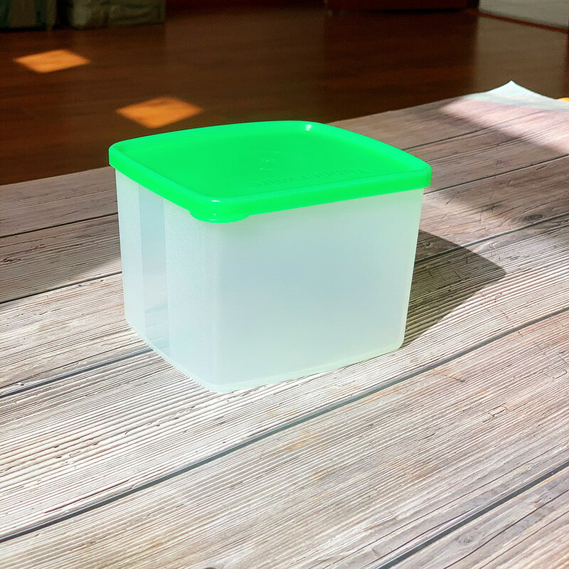 4個特百惠 800ML 方形果菜冷藏保鮮盒 防潮密封零食盒儲藏盒 6