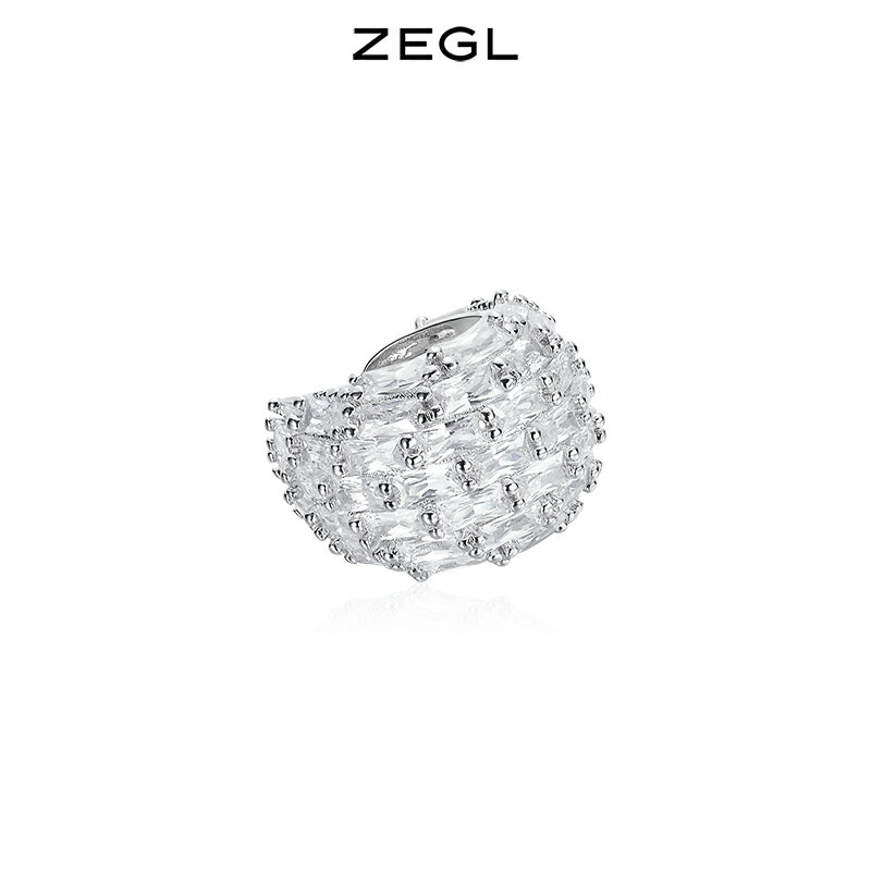 ZEGL設計師高級感耳夾耳環女2021年新款潮耳骨夾無耳洞冷淡風耳飾
