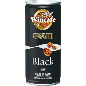 韋恩咖啡 特濃黑咖啡(210ml*6罐/組) [大買家]
