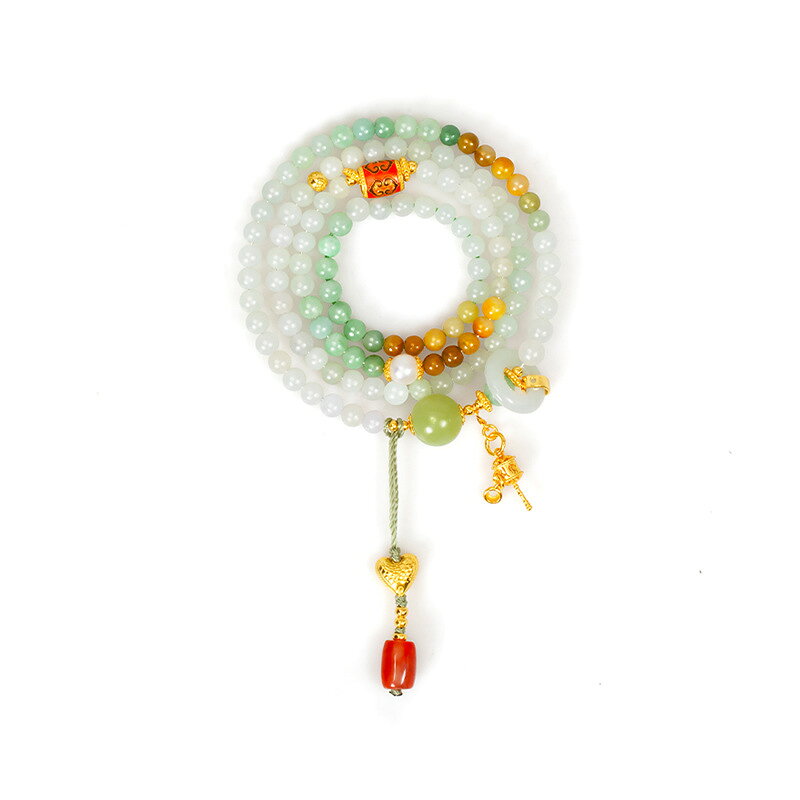 【巴黎精品】現貨+預購 翡翠手鍊毛衣鏈女手珠平安擋煞防小人轉運淨化招財開運-5mm南紅珍珠和闐玉a1ha36