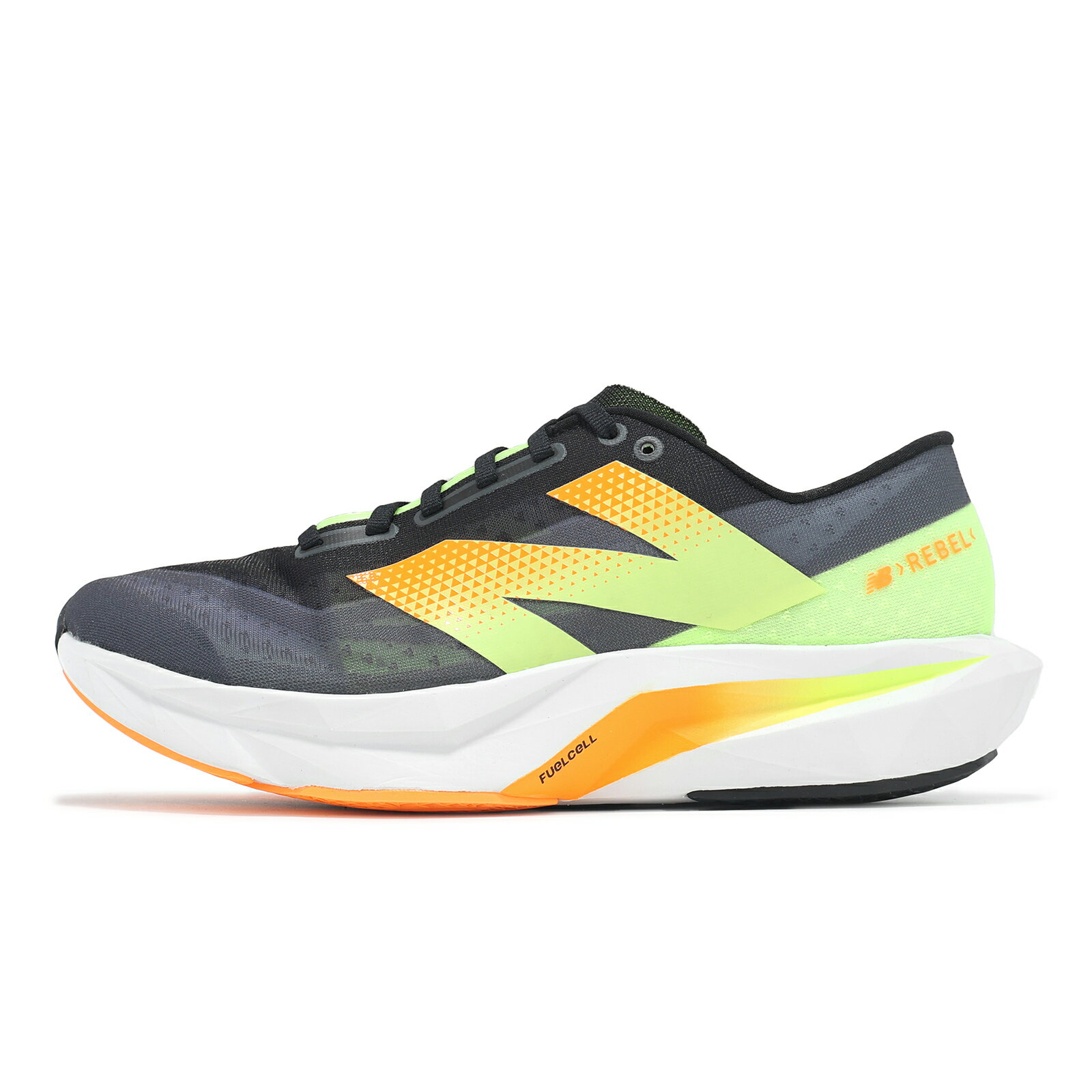 New Balance NB 競速跑鞋 Fuelcell Rebel V4 2E 男鞋 寬楦 黑 石墨灰 輕量 運動鞋 NB