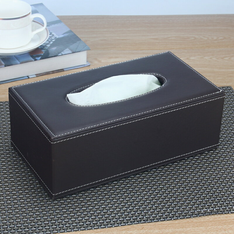 皮革紙巾盒 客廳茶幾餐巾紙抽紙盒 可愛歐式簡約創意家用車用高檔