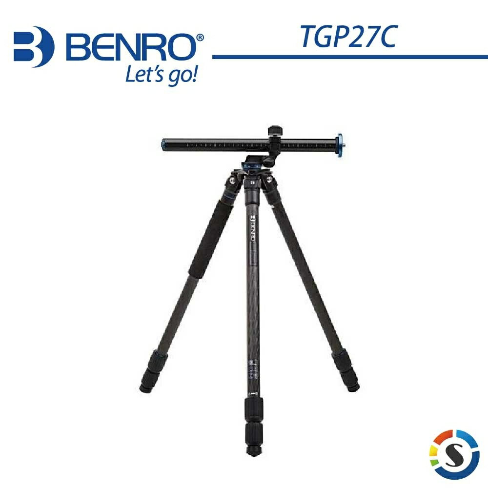 BENRO百諾 TGP27C 碳纖維三腳架套組 SystemGo Plus系列