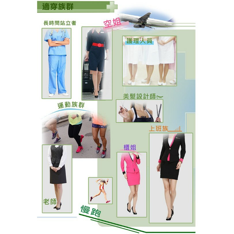 360D中筒襪 中統襪 彈性襪 健康襪 壓力襪 MIT 台灣製造 護理師 櫃姐指定 褲襪 6