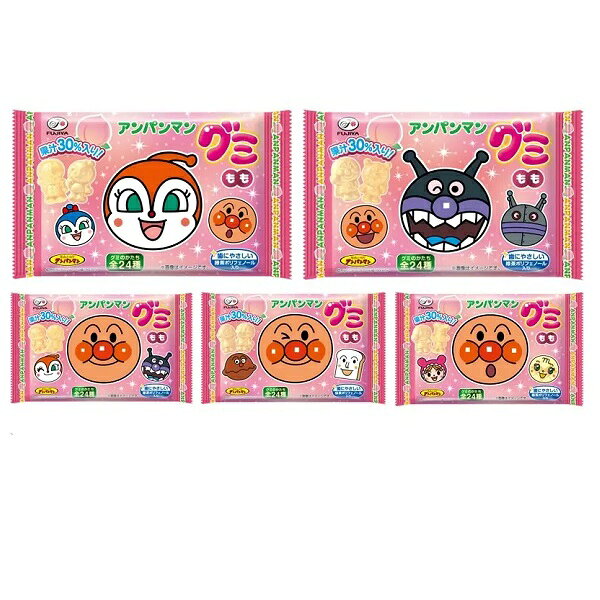 【江戶物語】FUJIYA 不二家 麵包超人造型軟糖 6粒入 葡萄/蘋果/水蜜桃風味 水果軟糖 QQ糖 日本原裝進口 2