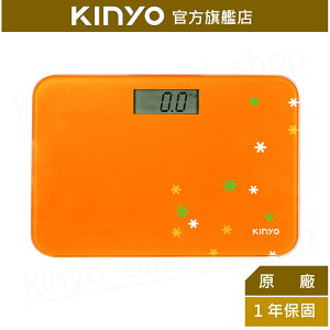 【KINYO】安全輕巧型電子體重計(DS-6581) 迷你 踩踏啟動 ｜健身 健康管理