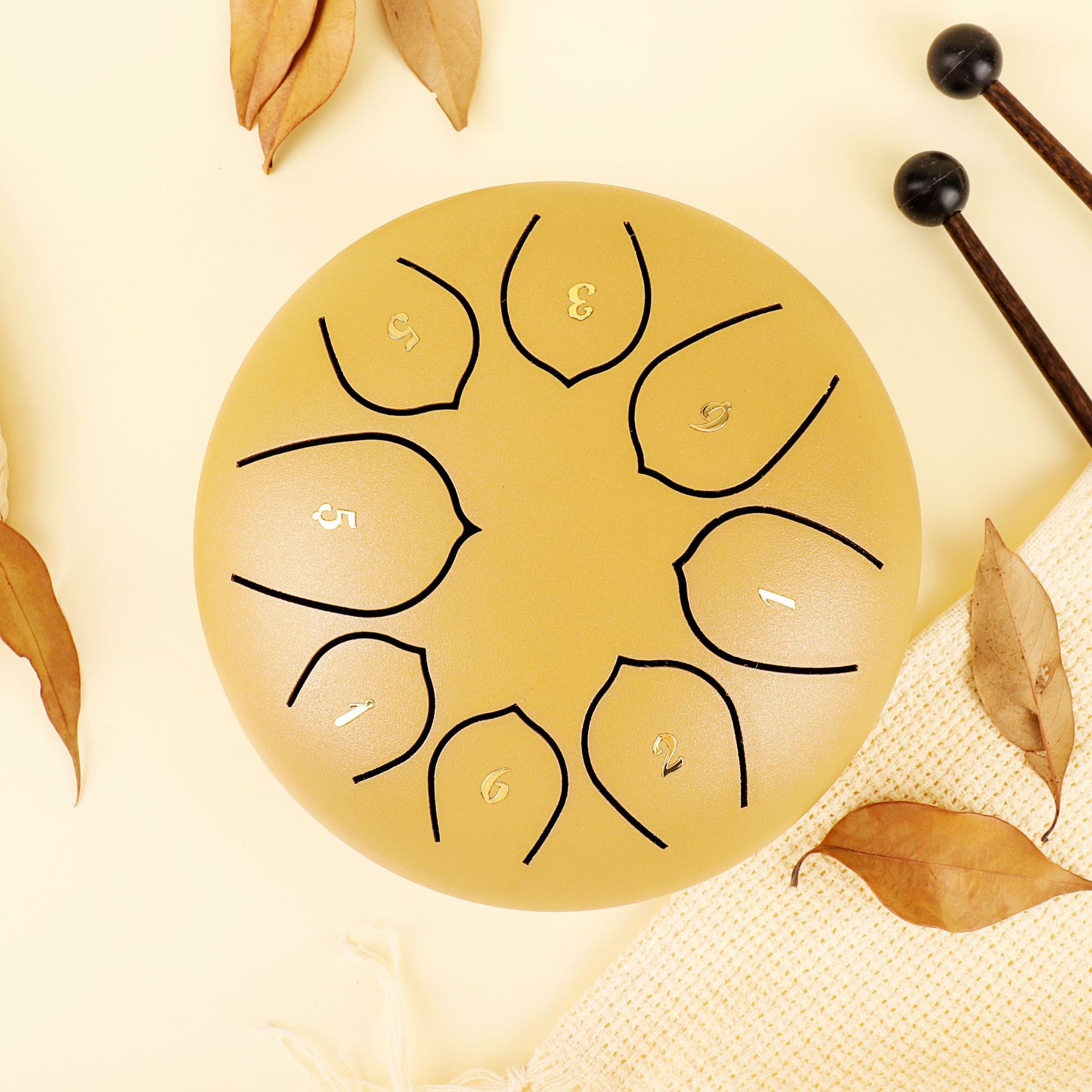 源頭廠家供應6寸8音空靈鼓樂器色空鼓梵音鼓忘塵鼓忘憂鼓蓮花鼓