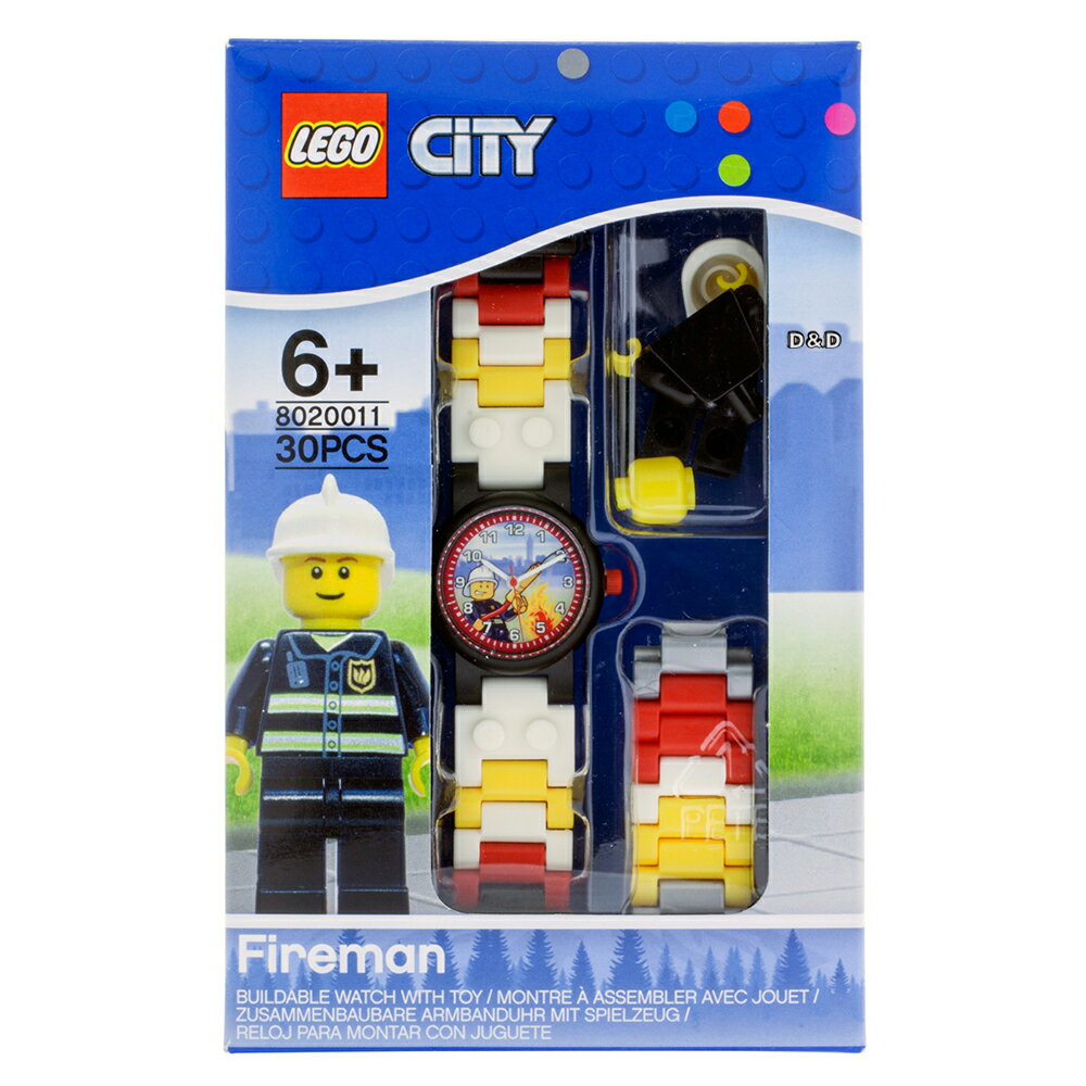 【 樂高LEGO 】兒童手錶 - 城市消防員