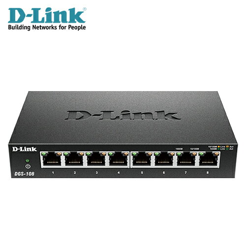 D-Link DGS-108(C5) 8port Giga 桌上型交換器【三井3C】