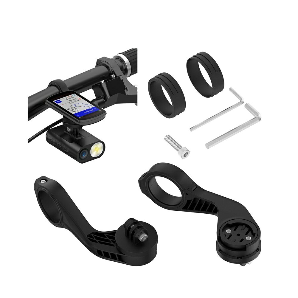 【自行車拓展延長支架】適用 跡馳 iGPSPORT 洛克兄弟 ROCKBROS 全系列 碼表 前燈 二合一支架