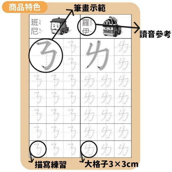 波力 幼兒習作本 描寫本 幼兒基礎教育習作 /一本入(定60) 全描寫練習 123描寫本 ㄅㄆㄇ練習本 注音描寫本 ㄅㄆㄇ作業簿 習作 寫字【APP滿額下單4%點數(單一帳號最高1000點)】7/31止 2