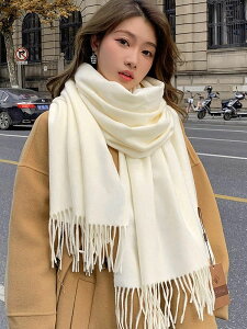 圍巾女2023新款冬季保暖慵懶風韓系氛圍感ins風百搭加厚洋氣圍脖