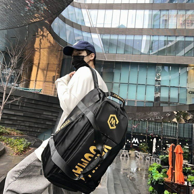後背包男女款旅行包學生手提行李包乾溼分離運動健身包新款大容量