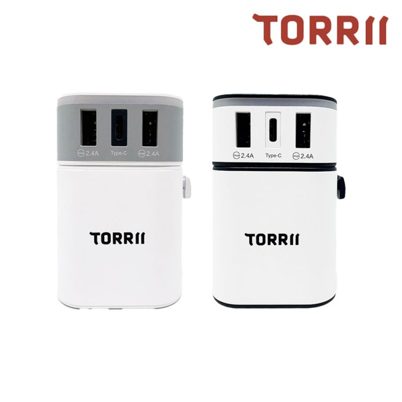 TORRII VOYA-45W多合一萬國轉接電源供應器 (快充版)