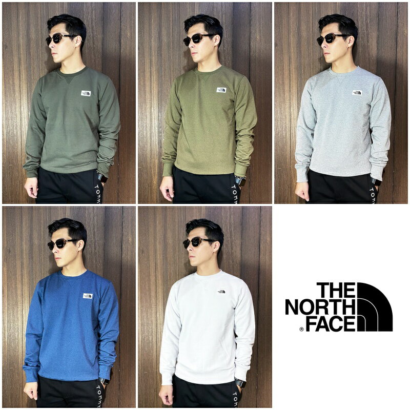 美國百分百【全新真品】The North Face 大學T 刷毛 棉質 TNF 上衣 logo 長袖T恤 多色 CQ19