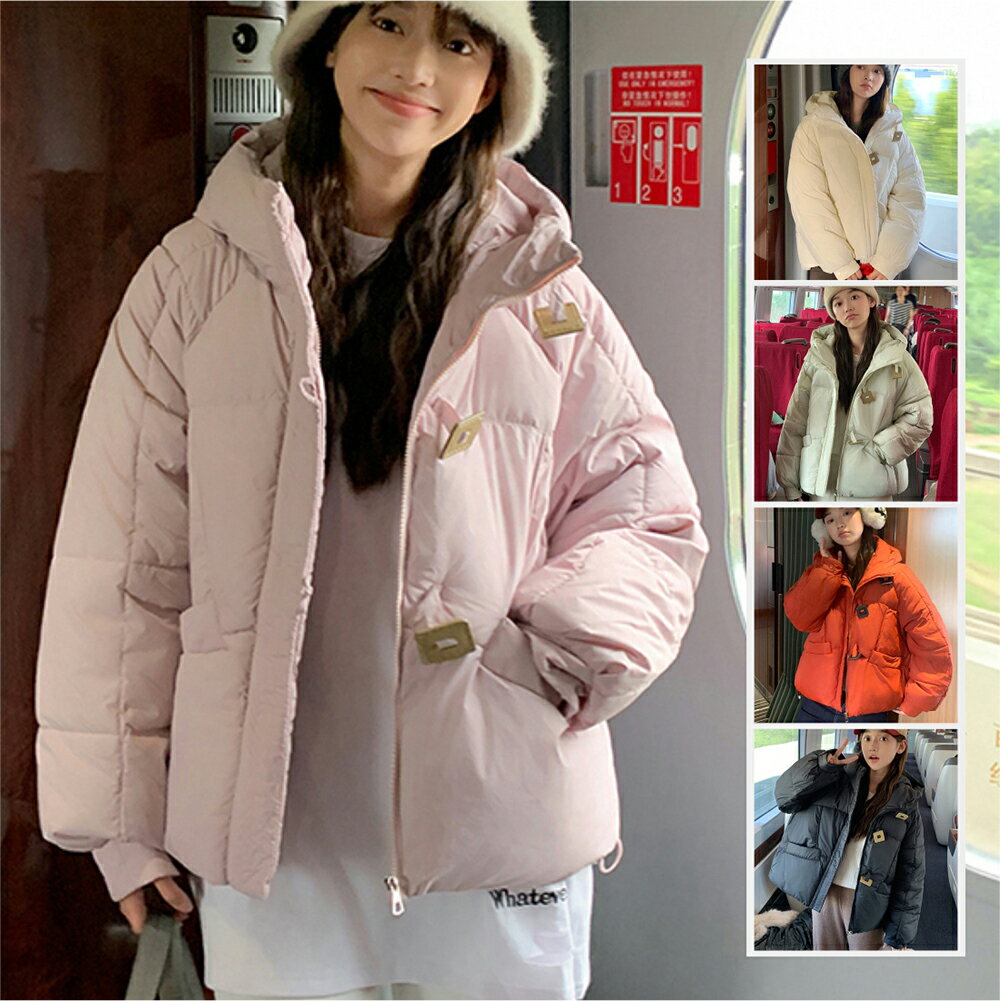 ＊ORead＊羽絨棉服短版加厚外套(5色S~XL)