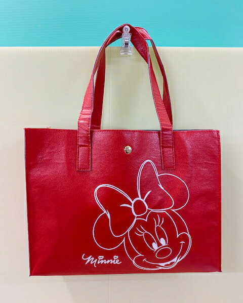 【震撼精品百貨】Micky Mouse 米奇/米妮 迪士尼橫式手提袋/收納袋-紅米妮#16100 震撼日式精品百貨