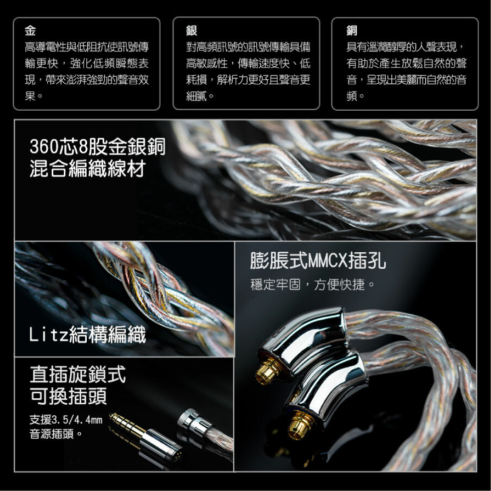 FiiO FX17 鈦金屬外殼 鋰鎂合金動圈 Hi-Res認證 MMCX 可換線耳機 | 金曲音響 8