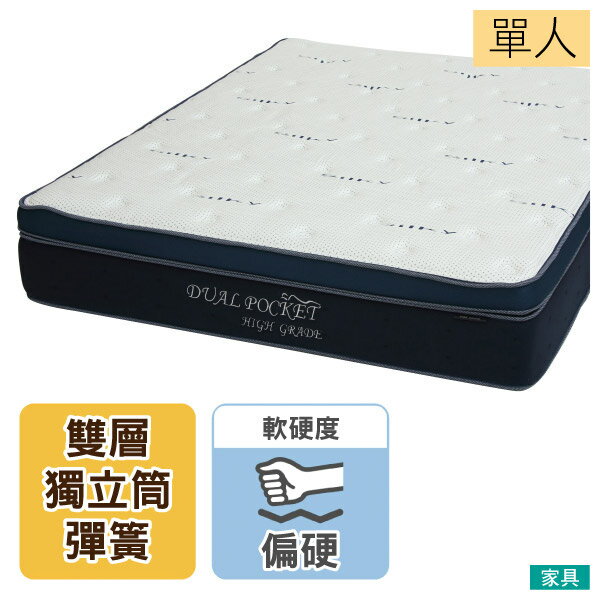 雙層獨立筒彈簧床墊