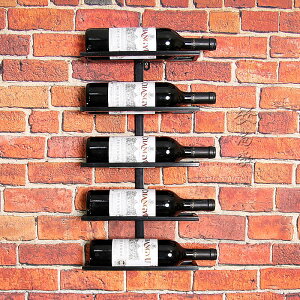 【滿388出貨】【加牢加固】紅酒架擺件歐式創意葡萄酒壁掛酒瓶架客廳酒柜酒瓶架子鐵藝展示架