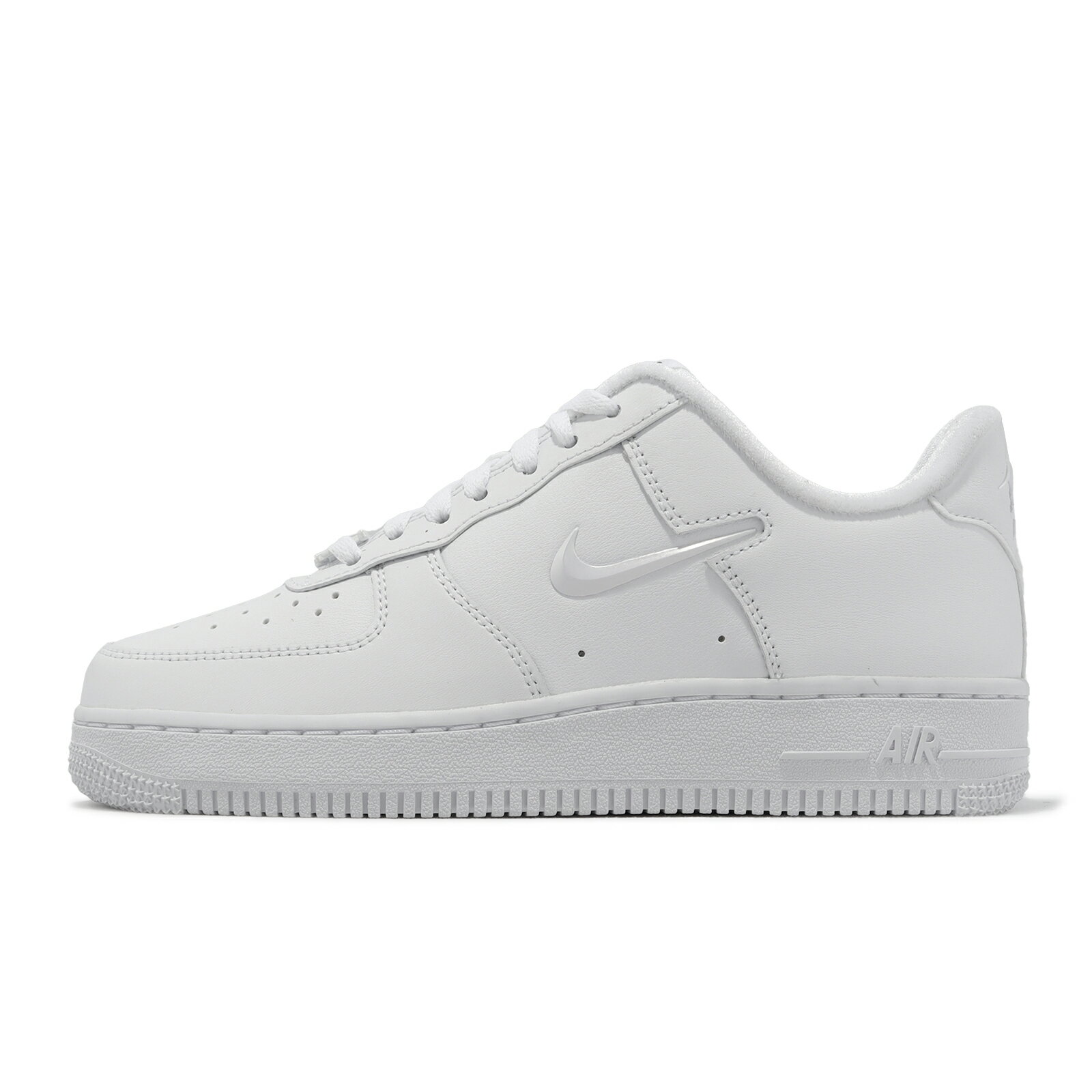 Nike 休閒鞋 Wmns Air Force 1 07 SE 白 全白 小勾勾 女鞋 Tie-Dye 反光 FB8251-100
