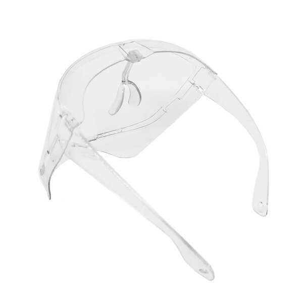 方形防霧面罩 眼鏡式成人面罩防濺隔離口罩 防疫面罩防護面部透明面罩 贈品禮品