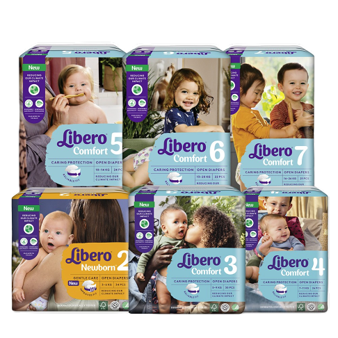 Libero 麗貝樂 newborn/comfort 嬰兒尿布/紙尿褲/過夜尿布(1-7號)