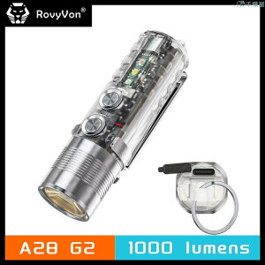 Rovyvon Aurora A28 高 CRI EDC 手電筒 1000 流明可充電 4500K 中性白 90 CR
