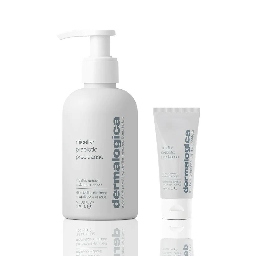 【dermalogica 德卡】全效益生源卸妝乳150ml買大送小 -創新磁吸淨膚科技結合獨特益生源複合物 深層潔淨同時滋養 維持肌膚健康