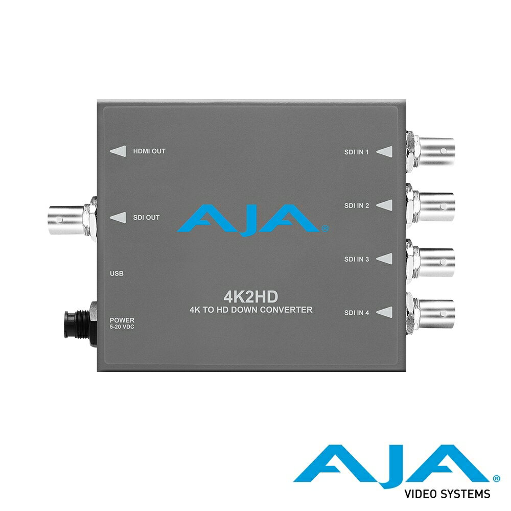 AJA 4K2HD 4K/UHD 對HD-SDI / HDMI 降轉迷你轉換器公司貨| SHOPRO 購物