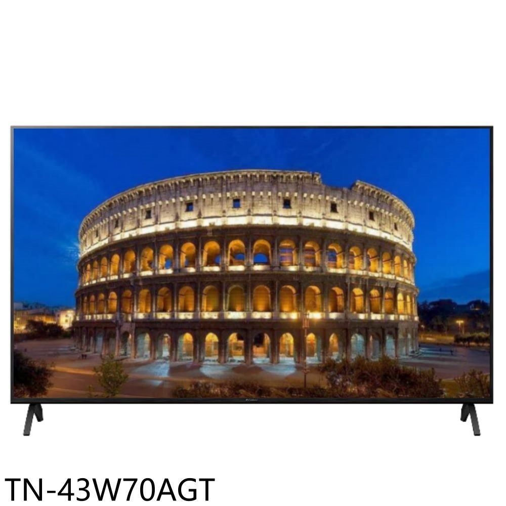 全館領券再折★Panasonic國際牌【TN-43W70AGT】43吋4K連網智慧顯示器(無安裝)