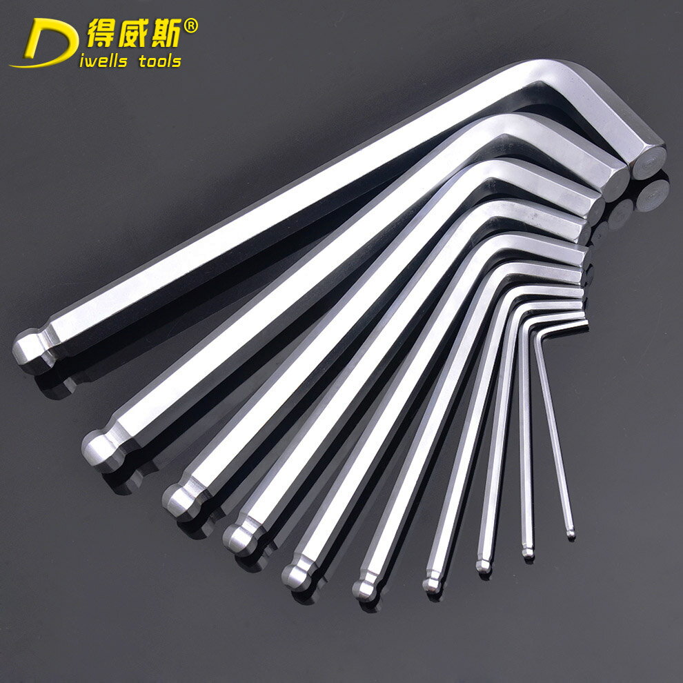 得威斯內六角扳手單支球頭內六方扳手規格齊3 4 5 6 8 10 12 14mm