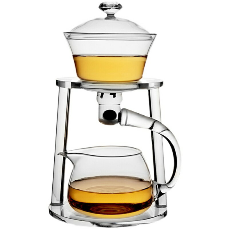 玻璃自動茶具套裝家用感應泡茶壺功夫茶杯高檔辦公室懶人泡茶神器 4