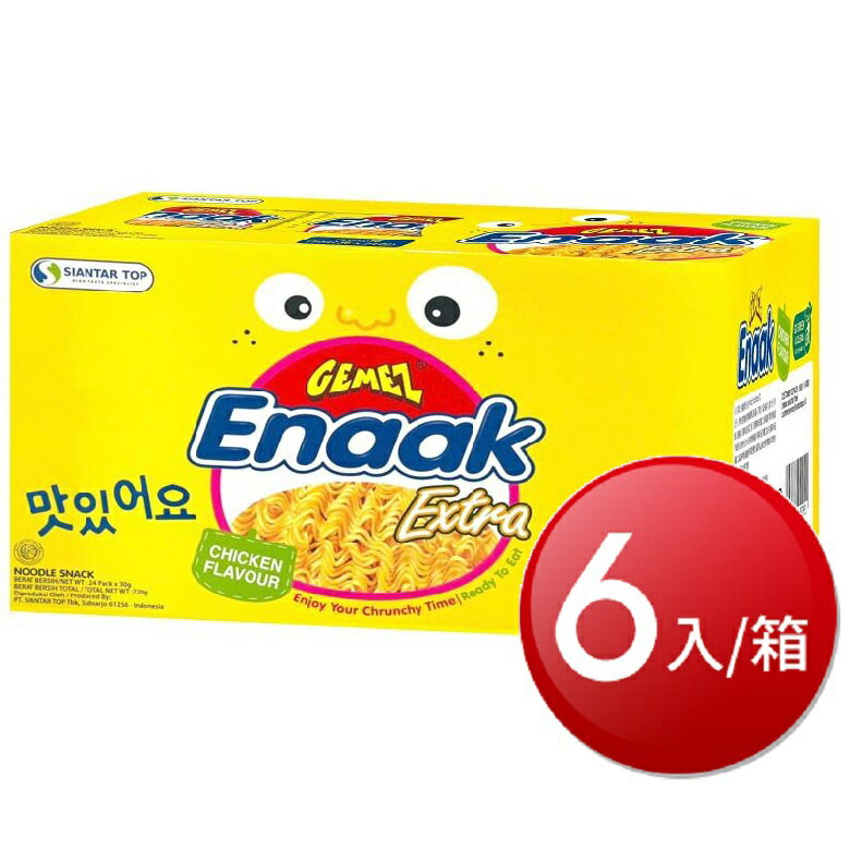 ★免運★箱購免運 Enaak 韓式小雞麵(雞汁味) 30g*24包/盒(6盒/箱) [大買家]