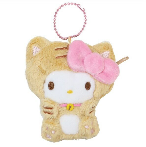 【震撼精品百貨】Hello Kitty 凱蒂貓~日本SANRIO三麗鷗 KITTY造型零錢包吊飾-貓咪裝*54199