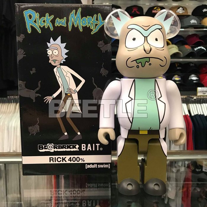 現貨 BEETLE BE@RBRICK BAIT X RICK AND MORTY 庫柏力克熊 瑞克 莫蒂 400%