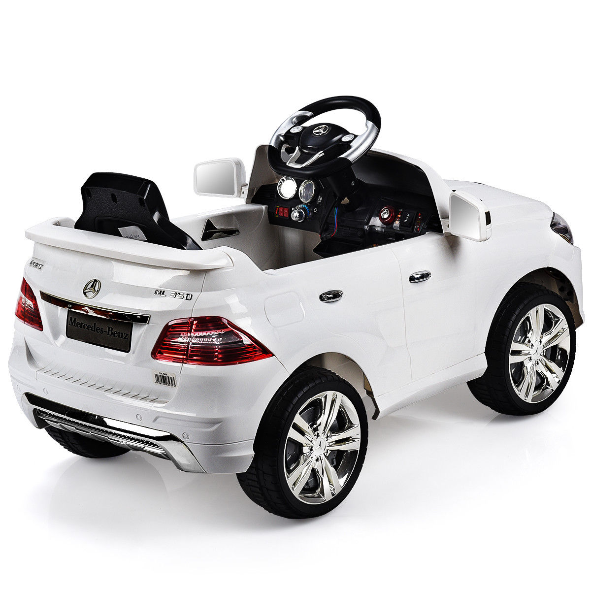 costway mercedes benz ml350 6v electric kids ride on car licensed mp3 rc remote control