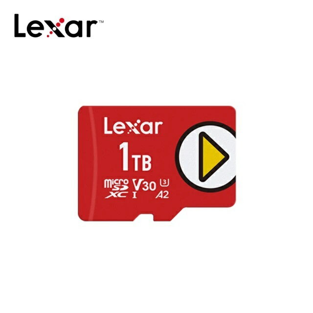 【Lexar雷克沙】PLAY microSDXC UHS-I V30 1TB 512GB 256GB記憶卡 Switch
