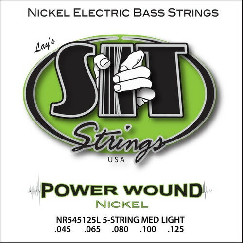 美國製 SIT Power Wound 45-125/ 45-130 五弦 電貝斯 Bass 套弦 [唐尼樂器]
