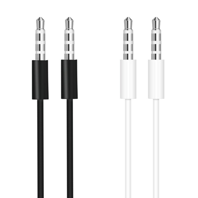 批發3.5mm公對公對錄線 車載aux音頻線 手機電腦連接音響音箱{鑫弘-3C數碼}可開發票