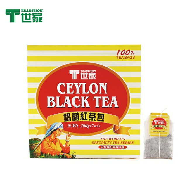 《T世家》錫蘭紅茶包2gX100包/盒