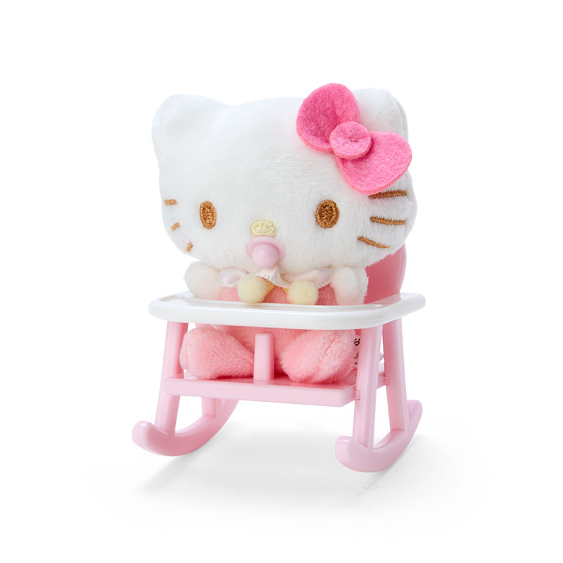 asdfkitty*KITTY造型絨毛玩偶坐搖椅 擺飾 吊飾 裝飾品-日本正版商品